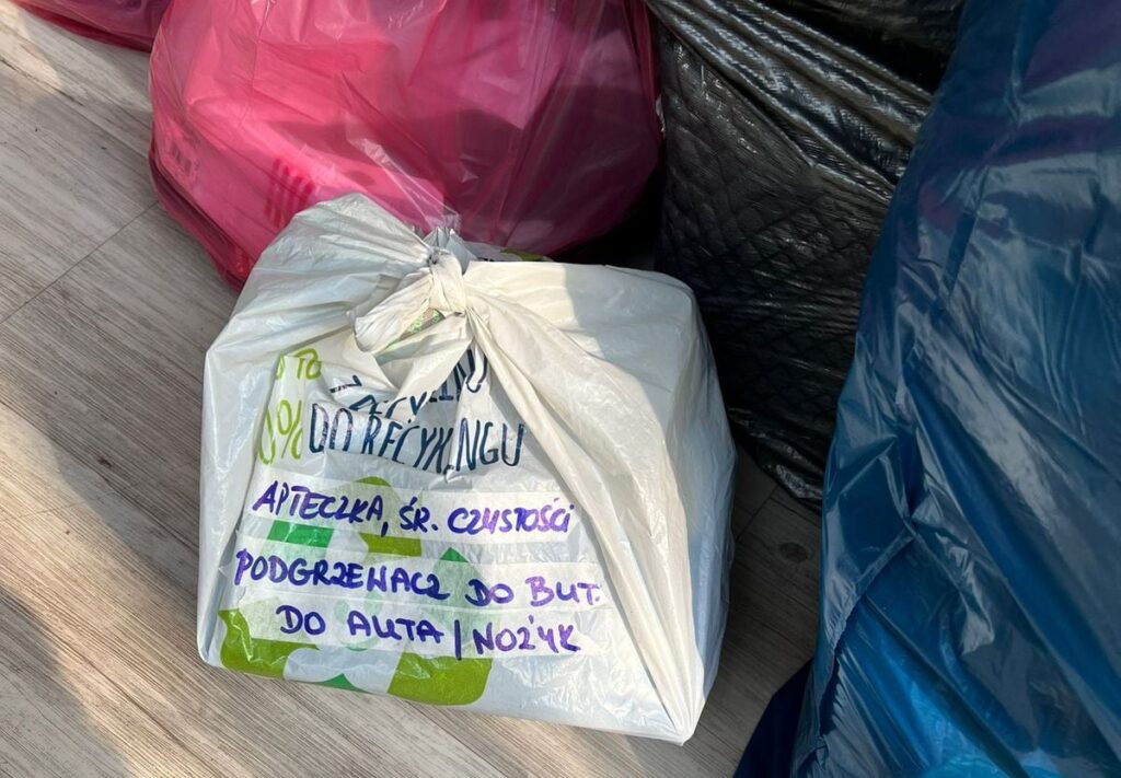 Towary podarowane dla uchodźców