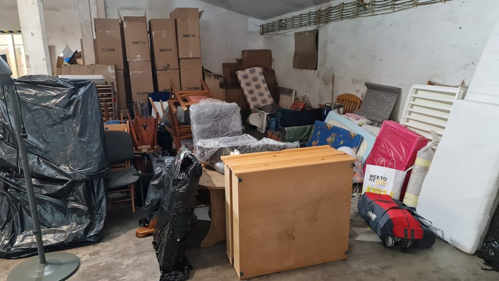 Towary podarowane dla uchodźców