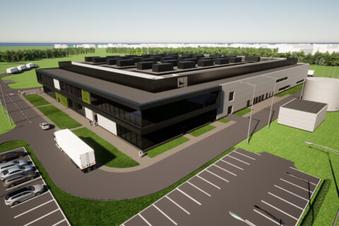 Wizualizacja nowej fabryki Phillips Medisize, która powstanie w Siemianowicach Śląskich.