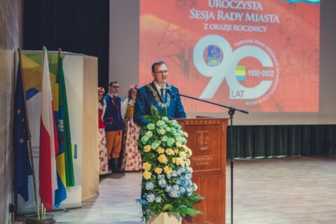 Uroczysta sesja Rady Miasta z okazji 90 rocznicy nadania praw miejskich Siemianowicom Śląskim