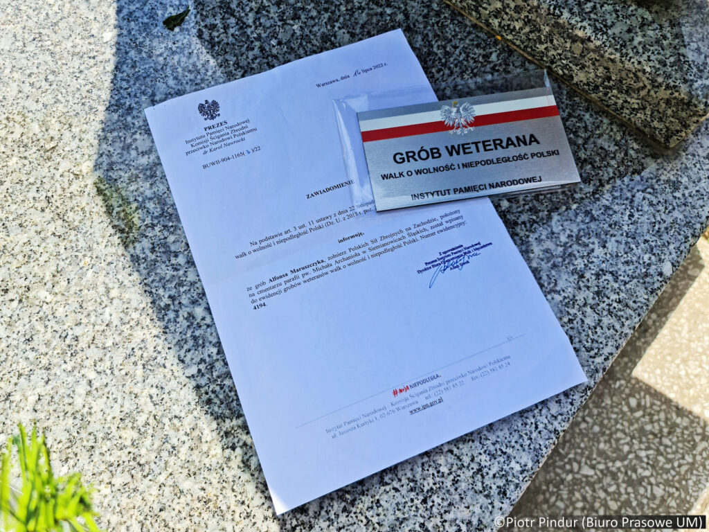 pismo IPN grób weterana