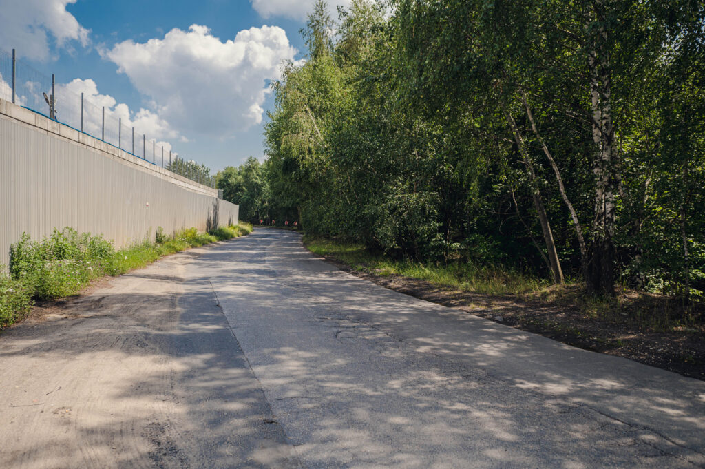 Nawierzchnia ulicy Chemicznej.