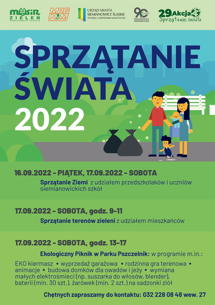 Plakat Sprzątanie Świata 2022.