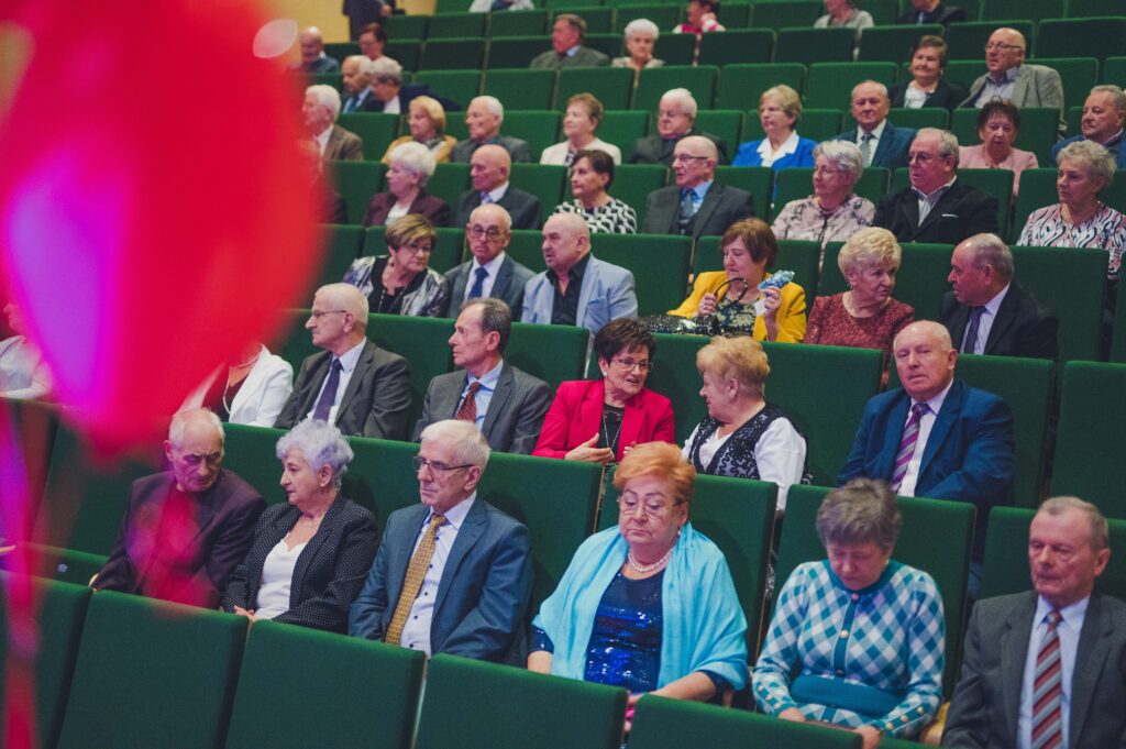 Jubilaci świętujący w SCK Park Tradycji