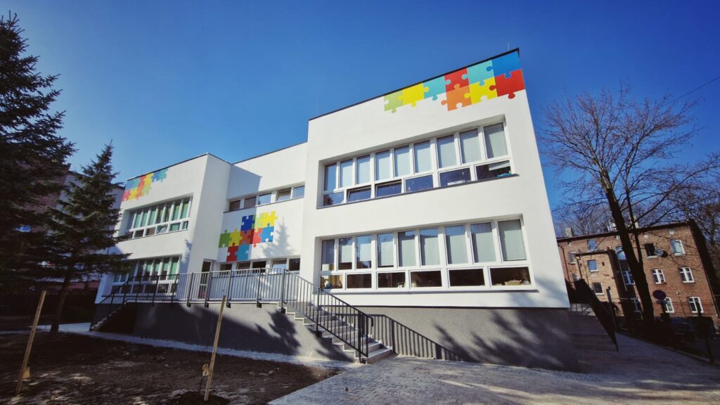 Budynek Przedszkola nr 10 po termomodernizacji.
