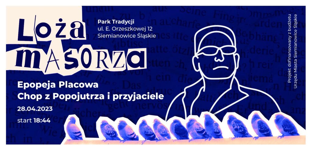 Plakat zapraszający wydarzenie Epopeja Placowa