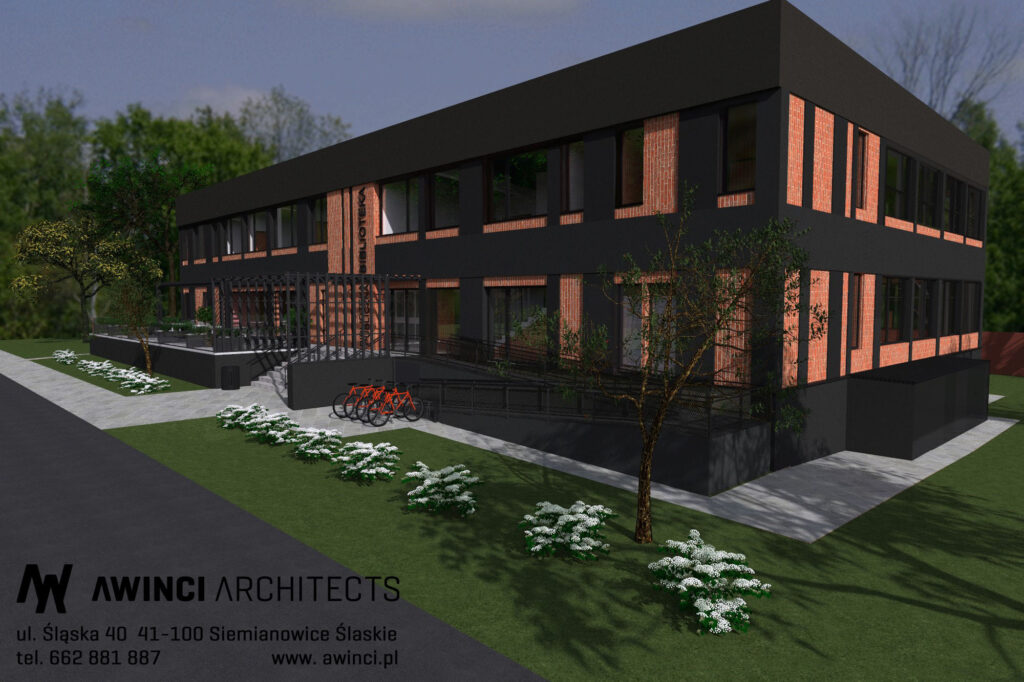 Wizualizacja przyszłego gmachu biblioteki