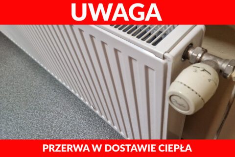 Infografika - kaloryfer - przerwa w dostawie ciepła dostarczanego przez TAURON Ciepło sp. z o. o.