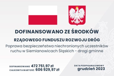 Poprawa bezpieczeństwa niechronionych uczestników ruchu w Siemianowicach Śląskich - drogi gminne