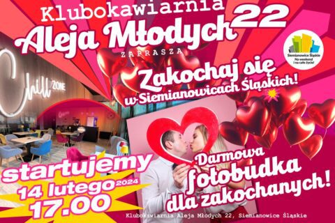 Infografika dotycząca imprezy „Zakochaj się w Siemianowicach Śląskich!”.