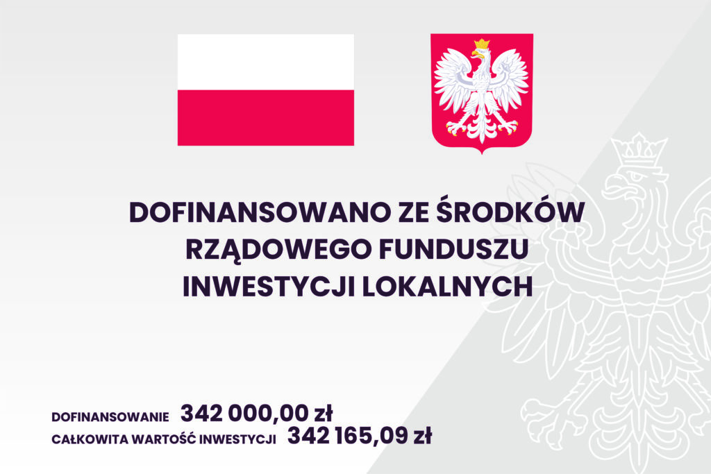 Plakat informacyjny dotyczący zadania "Wymiana nawierzchni – Szkoła Podstawowa nr 11"