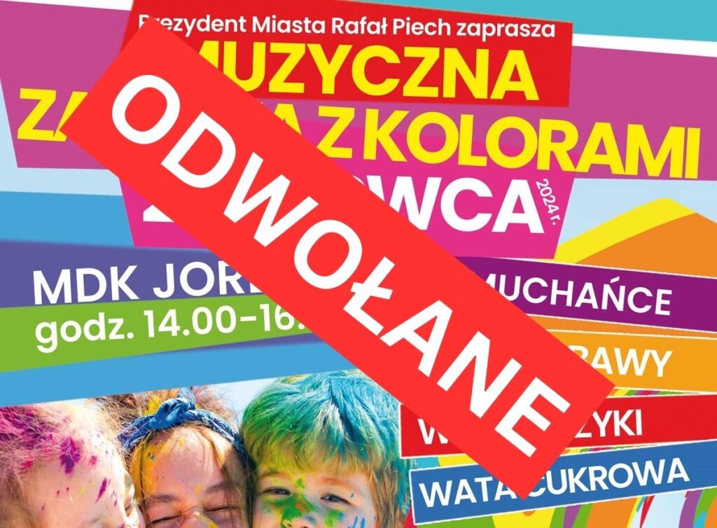 Muzyczna zabawa z kolorami Odwołana