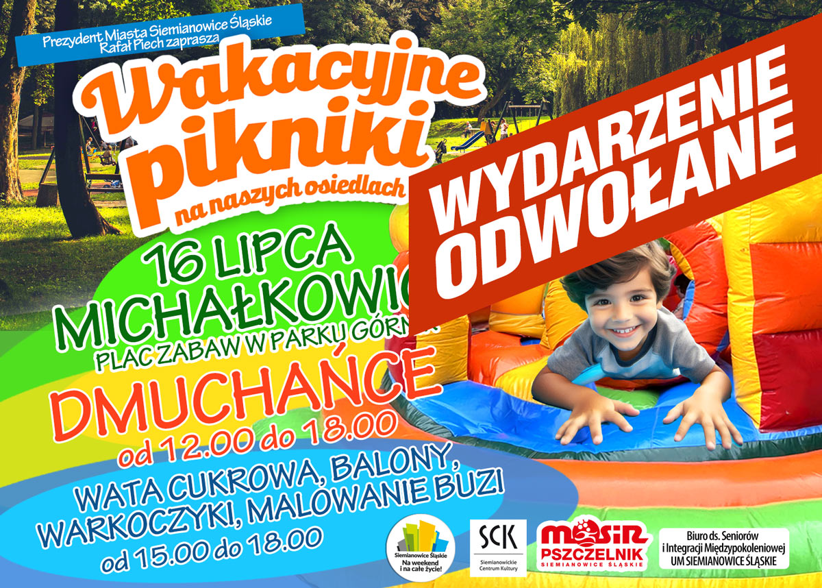 Piknik rodzinny w Michałkowicach odwołany