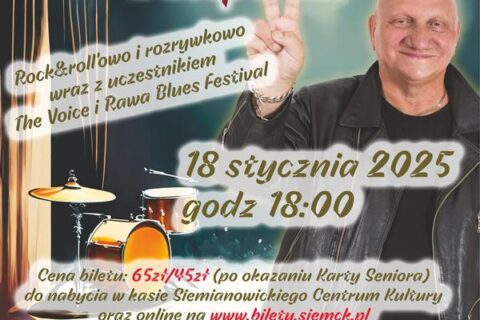 Zaproszenie na koncert Piotra Herdziny w SCK - Bytków