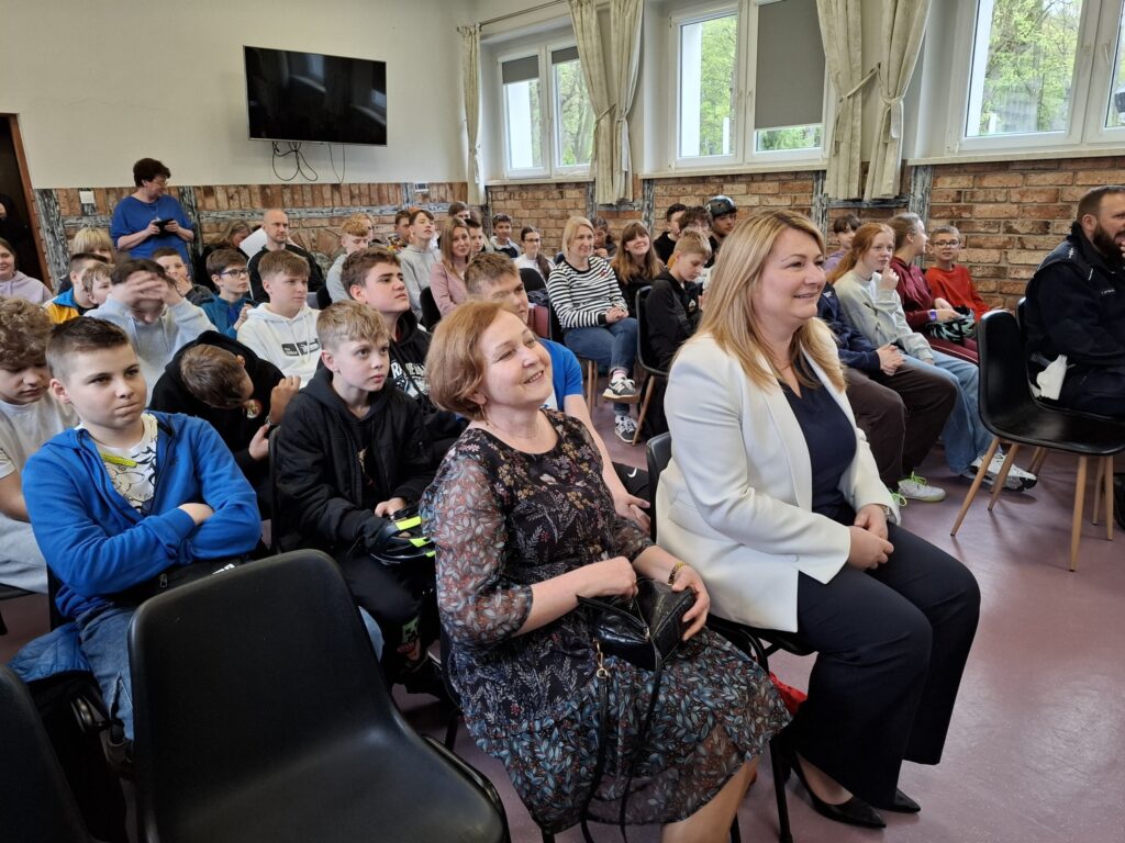 Anna Sobieraj, Naczelnik Wydziału Edukacji Urzędu Miasta w Siemianowicach Śląskich oraz Beata Gałecka, Drugi Zastępca Prezydenta Miasta.
