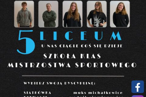 Grafika promująca Liceum nr 5