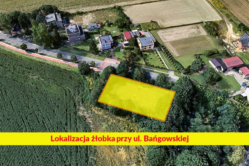 Grafika przedstawiająca lokalizację żłobka