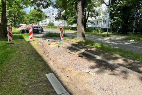 Remont chodnika przy ul. Sikorskiego