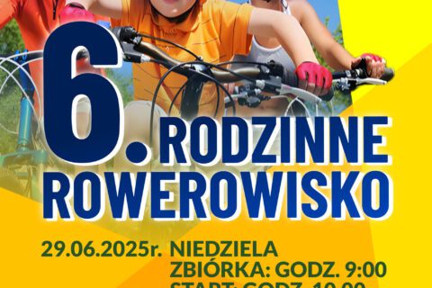 Plakat informujący o imprezie sportowej