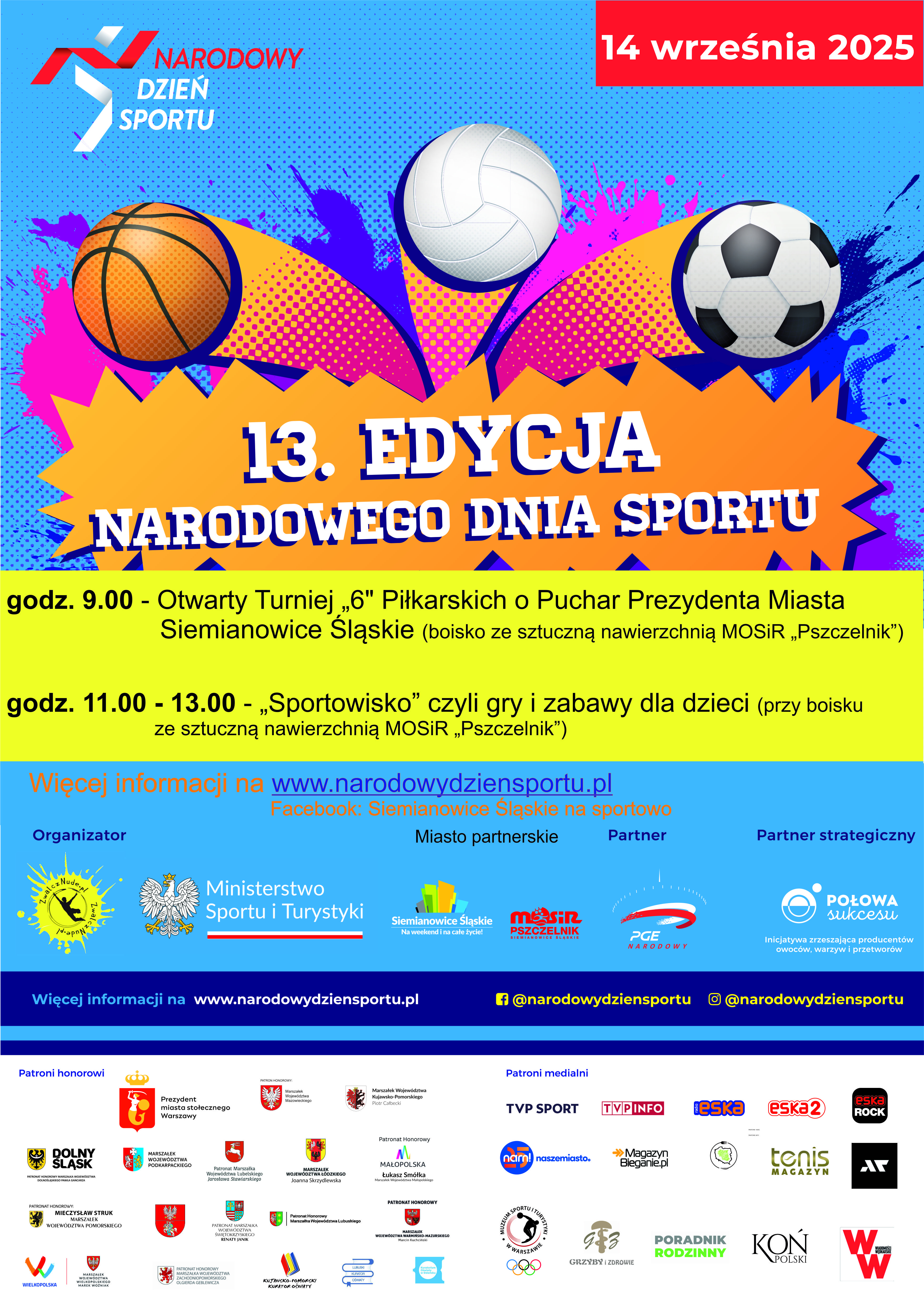 Narodowy Dzień Sportu już 14 września!