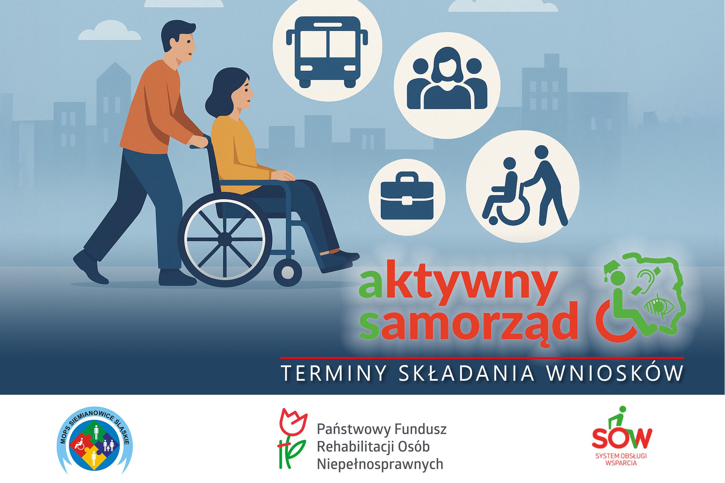 MOPS przypomina o terminach składania wniosków w programie „Aktywny Samorząd” 2025