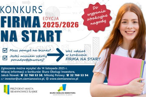 Firma na Start - edycja 2025 i 2026 - plakat promujący