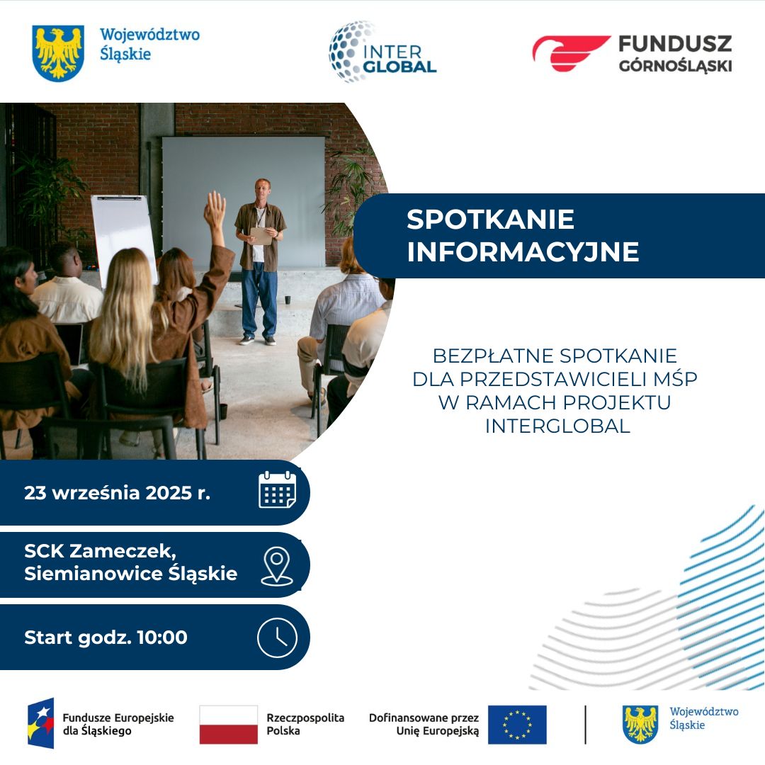 Zapraszamy na spotkanie informacyjne z Funduszem Górnośląskim S.A. połączone z networkingiem
