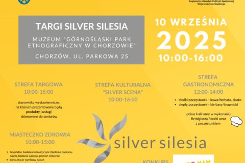 Grafika zapowiadająca Targi Silver Silesia