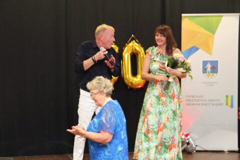 Bożena i Mirosław Szołtysek podczas jubileuszowego koncertu