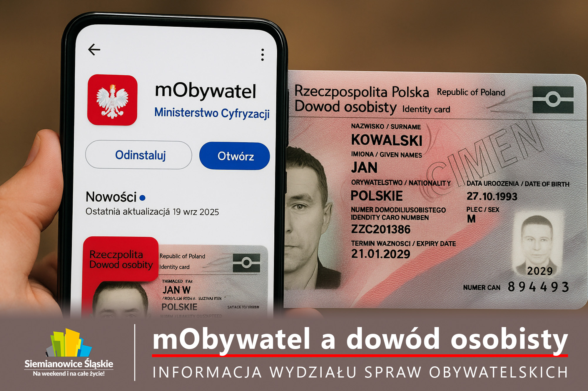 MObywatel ułatwia składanie wniosku o dowód