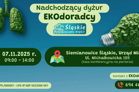 Grafika informująca o dyżurze ekodoradcy