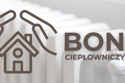 Grafika z promująca bon ciepłowniczy
