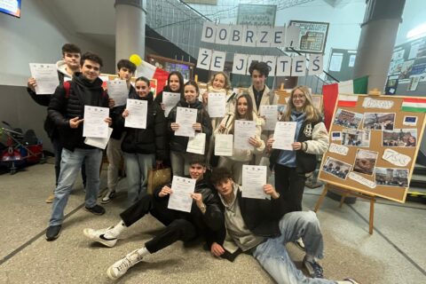 Pożegnanie - po otrzymaniu certyfikatów.