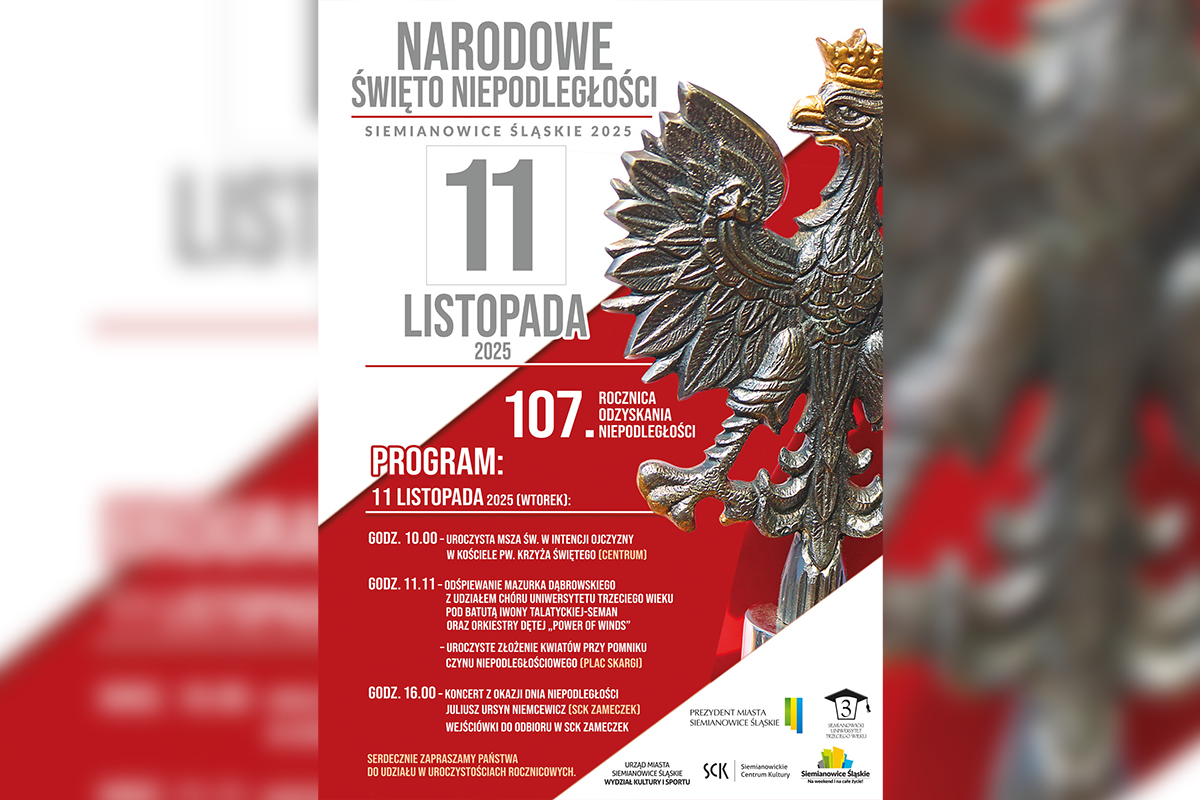 Święto, które łączy pokolenia – już jutro Siemianowice świętują 11 listopada!