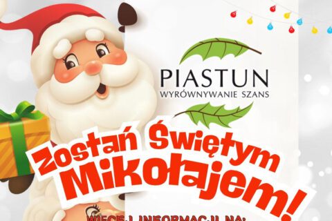 Plakat Zostań Świętym Mikołajem