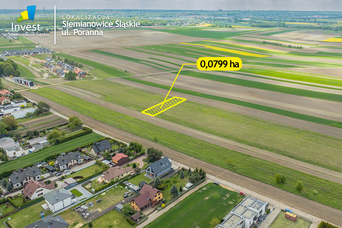 Przetargi na sprzedaż terenów pod zabudowę mieszkaniową jednorodzinną przy ul. Porannej