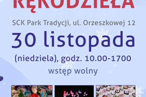 Zimowy Kiermasz Rękodzieła 2025 - plakat