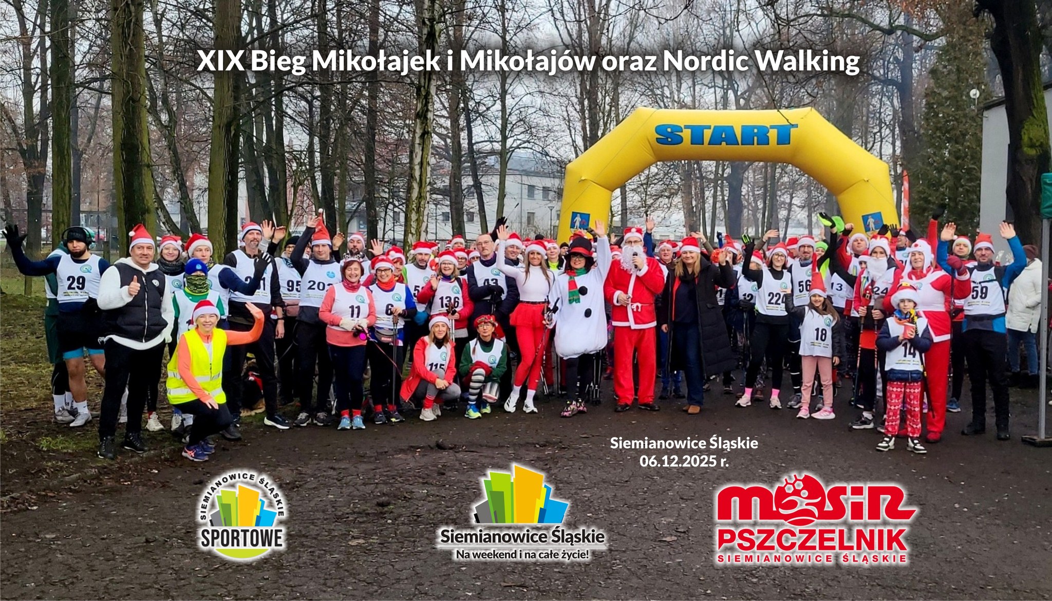 XX Bieg Mikołajów i Mikołajek oraz nordic walking za nami!