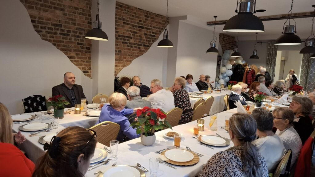 Spotkanie świąteczne w Siemianowickim Kole Polskiego Związku Niewidomych