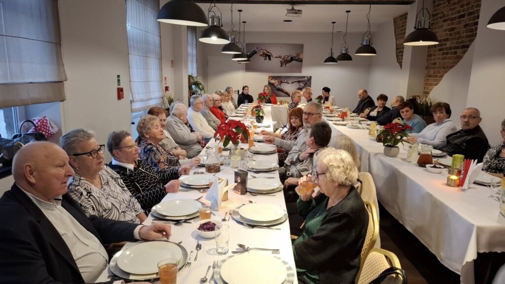 Spotkanie świąteczne w Siemianowickim Kole Polskiego Związku Niewidomych