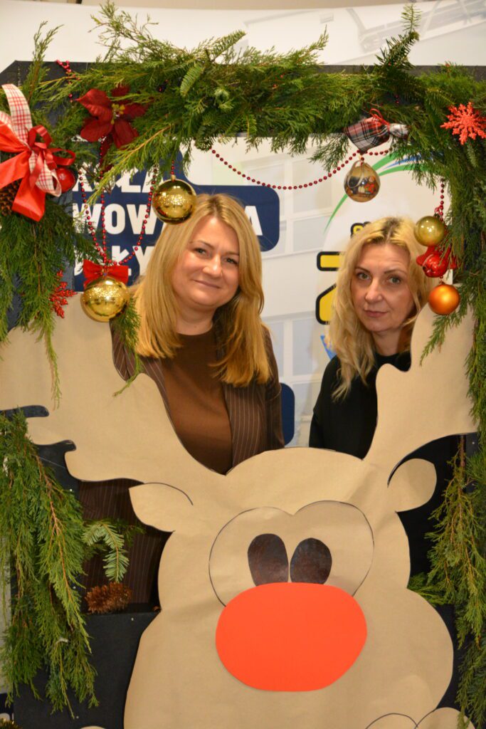 Pani Wiceprezydent i Pani Dyrektor w Festiwalowej Fotobudce