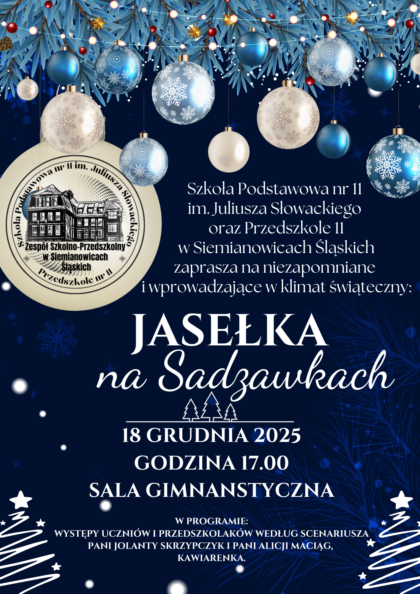 Jasełka na Sadzawkach – zaproszenie