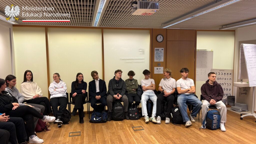 Uczniowie podczas warsztatów w Muzeum Historii Żydów Polskich POLIN