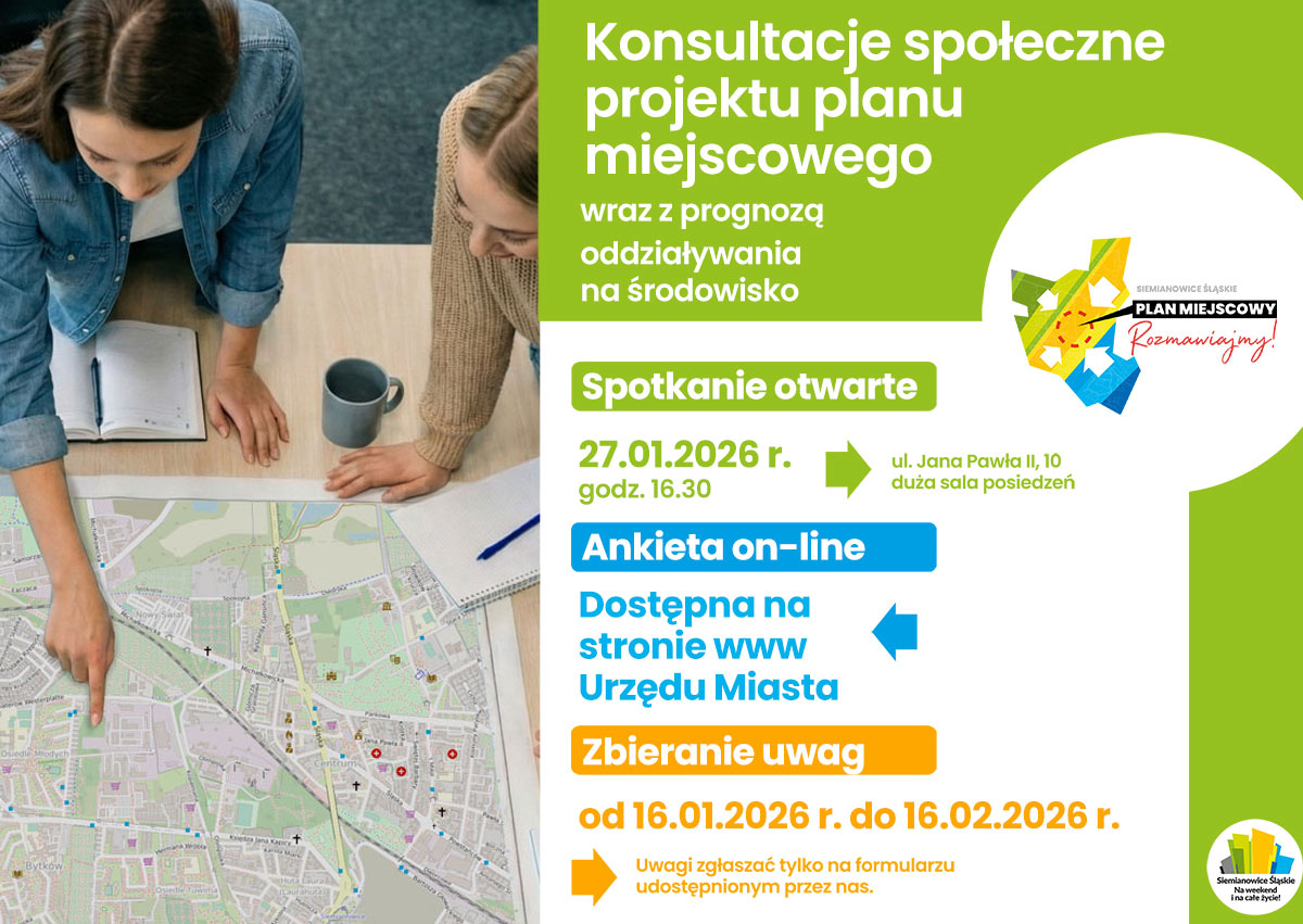 Zapraszamy do czynnego udziału w konsultacjach społecznych!