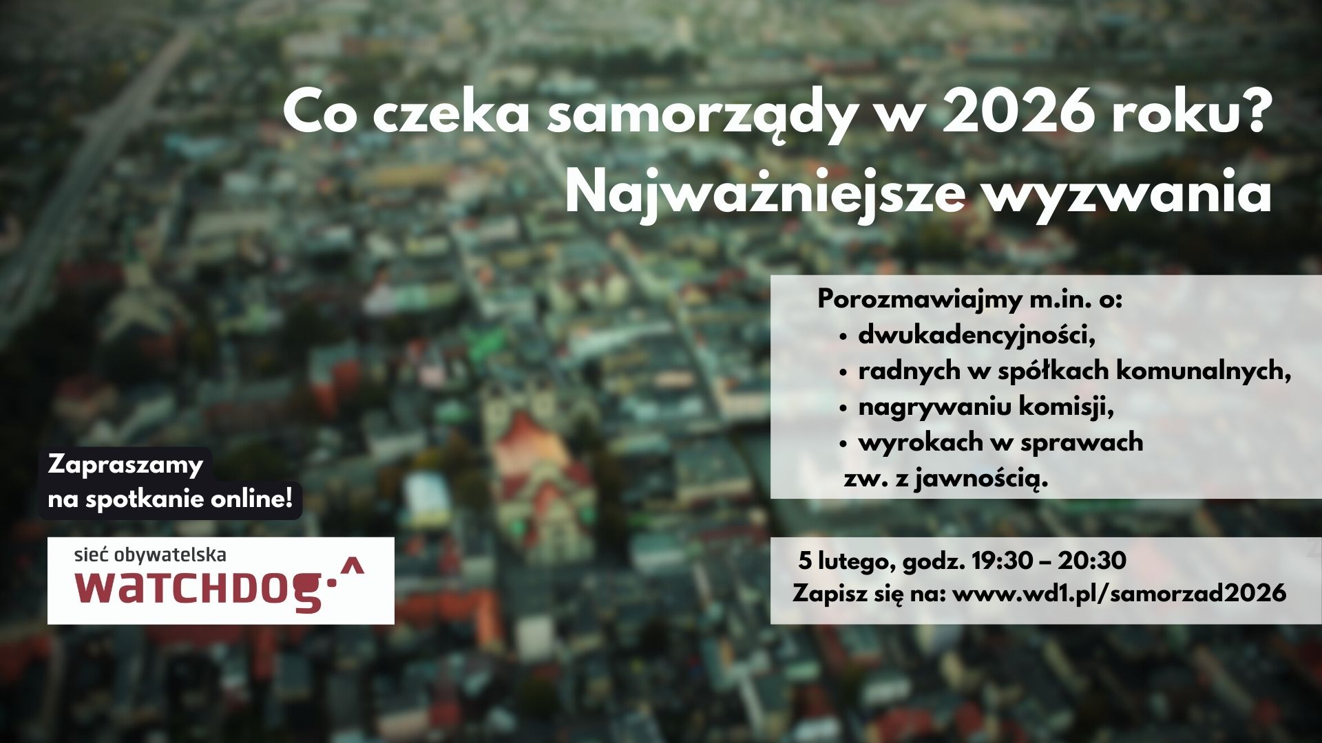 Co czeka samorządy w 2026 roku? Bezpłatny webinar