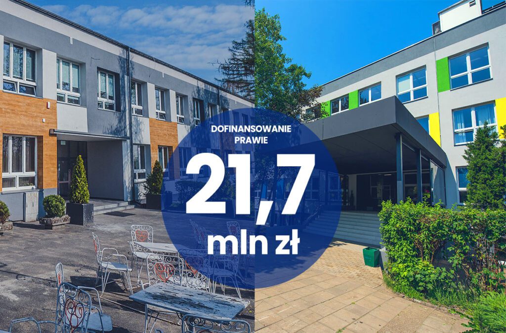 Grafika informująca o pozyskanym dofinansowaniu