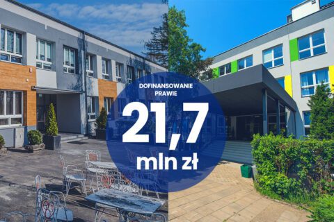 Grafika informująca o pozyskanym dofinansowaniu