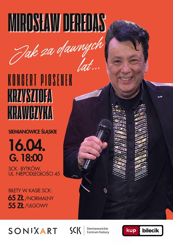 Niezapomniane przeboje Krzysztofa Krawczyka w SCK – Bytków