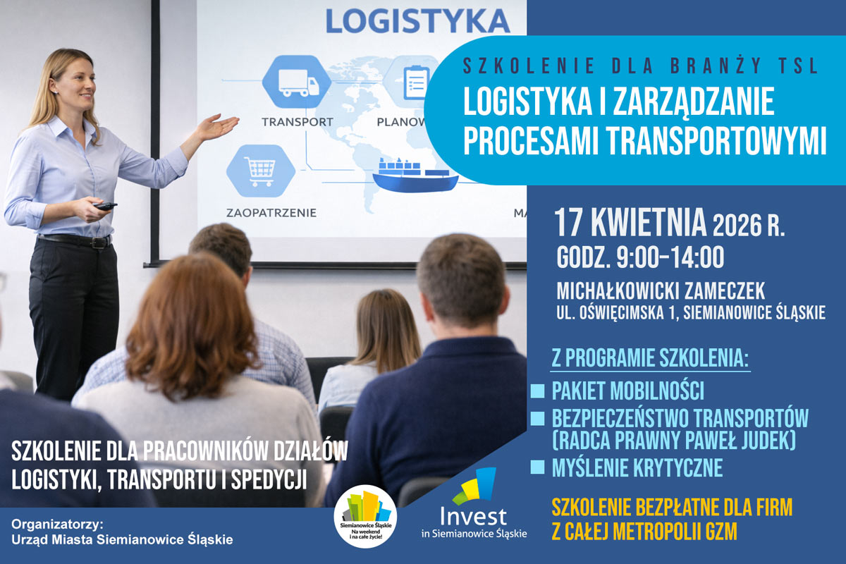 Szkolenie „Tarcza dla Logistyki 2026. Prawo, Bezpieczeństwo i Psychologia w walce o terminowość i skuteczność”