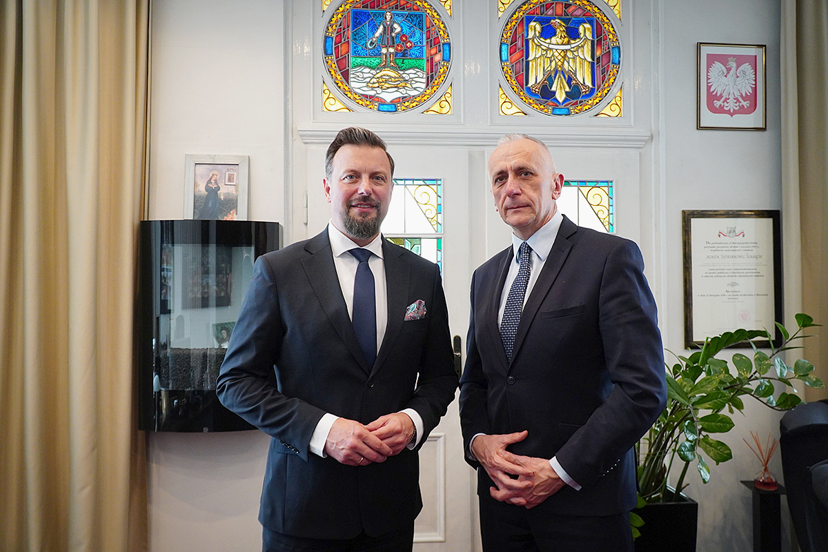 Nowy szef GZM-u rozmawiał z prezydentem Siemianowic Śląskich
